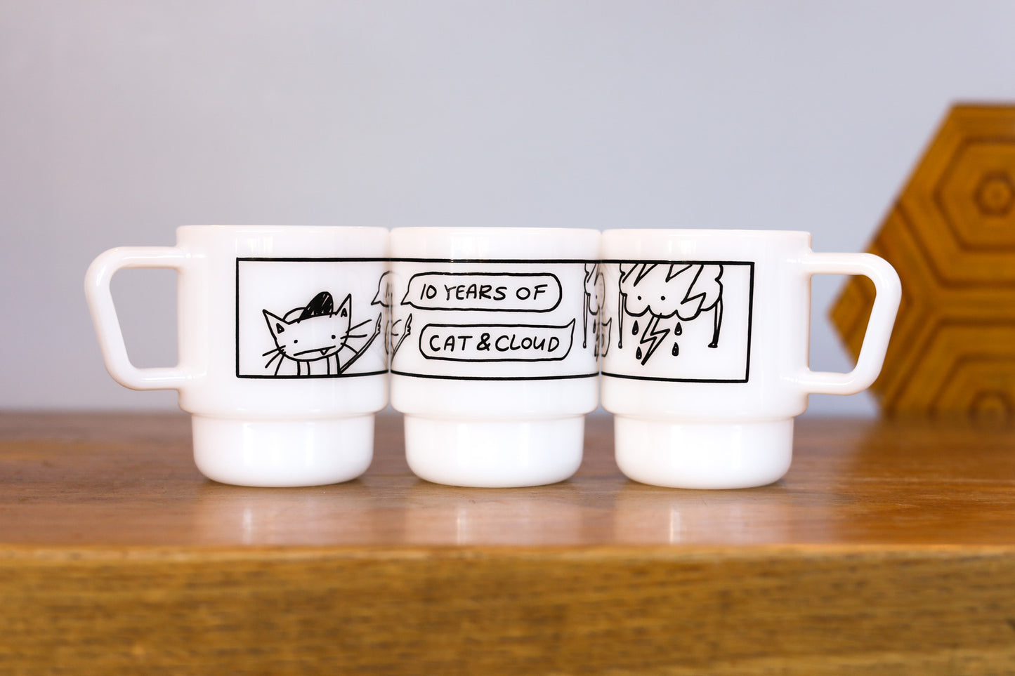 Ten Year Milk Glass (8oz)