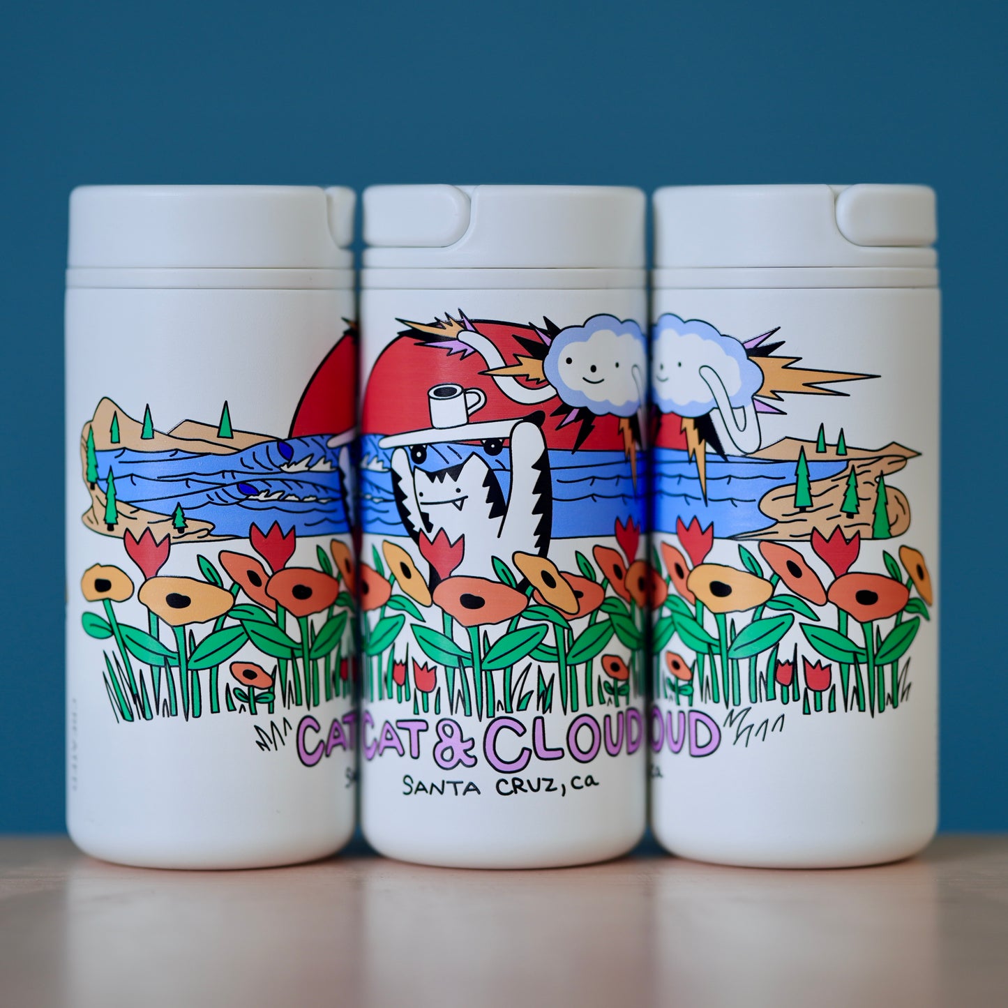 Ceramic Wildflower Tumbler (12oz)