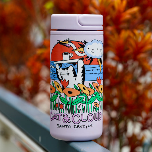 Ceramic Wildflower Tumbler (12oz)
